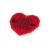 John Henry Split this Heart embroidered patch by Crewel and Unusual