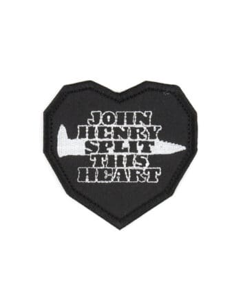 John Henry Split This Heart Patch (monochrome)