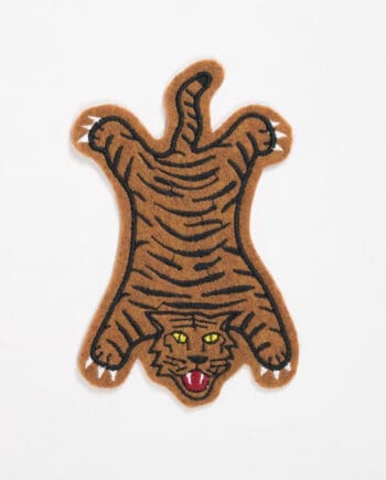Faux Tiger Rug Patch