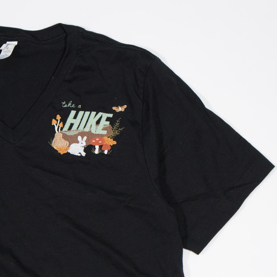 Take a Hike V Neck Shirt by Crewel and Unusual