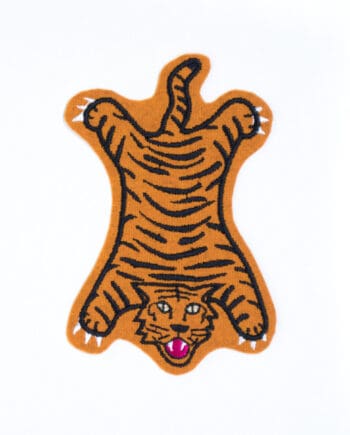 Faux Tiger Rug Patch