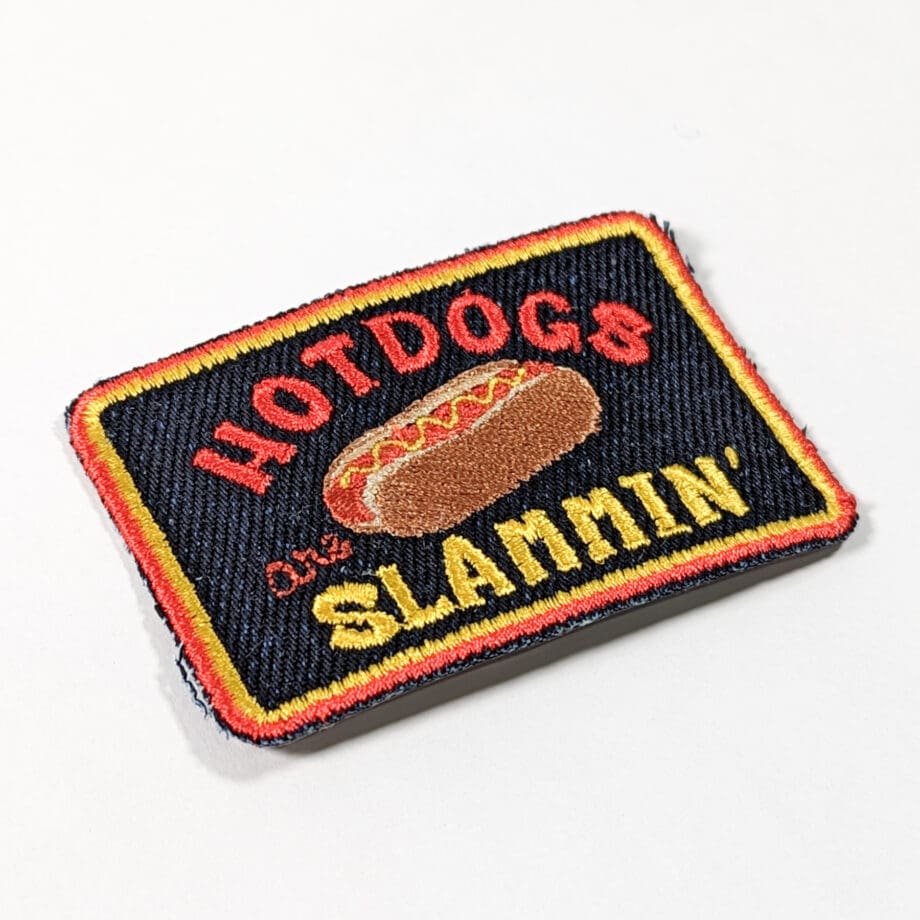 Hotdogs are Slammin' patch - Image 2