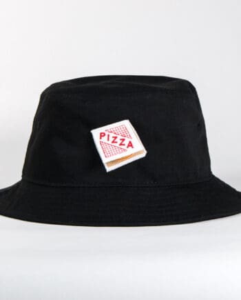 The Whole Pizza Bucket Hat - Black