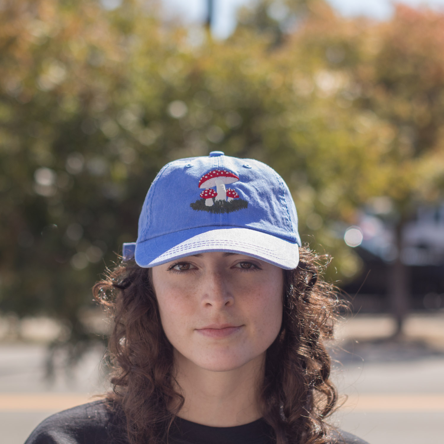 Amanita Muscaria Mushroom Dad Hat - Crewel and Unusual