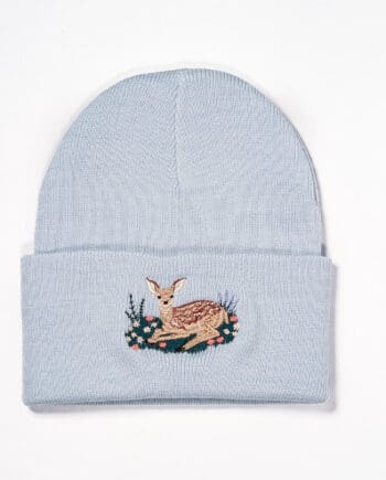 Fawn in the Wildflowers Beanie