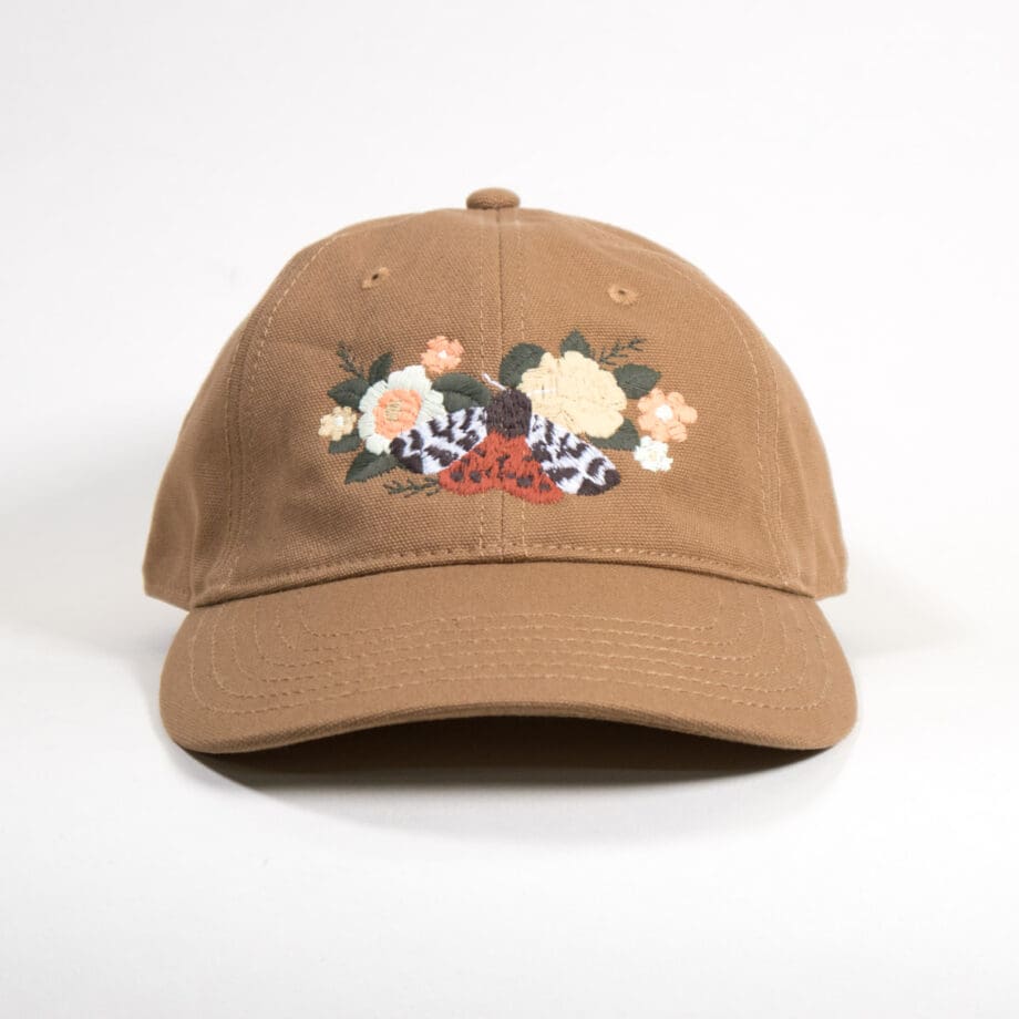 Floral Moth Dad Hat - Image 3