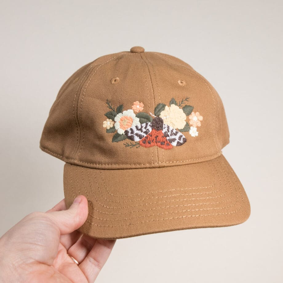 Floral Moth Dad Hat - Image 5