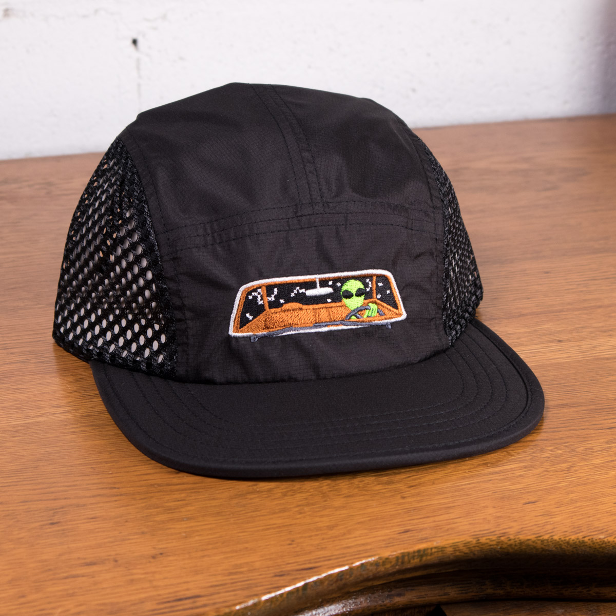 UFO drive-by 5 panel hat - Crewel and Unusual