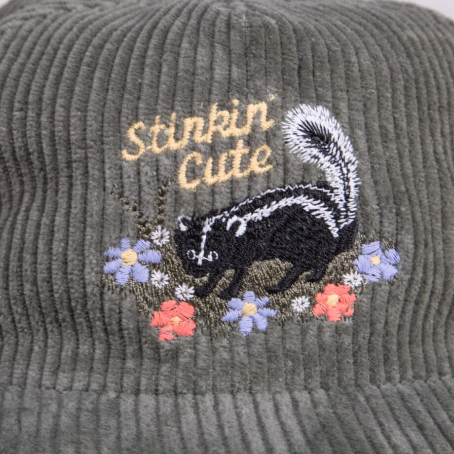 Kids Stinkin' Cute Corduroy Cap - Image 2