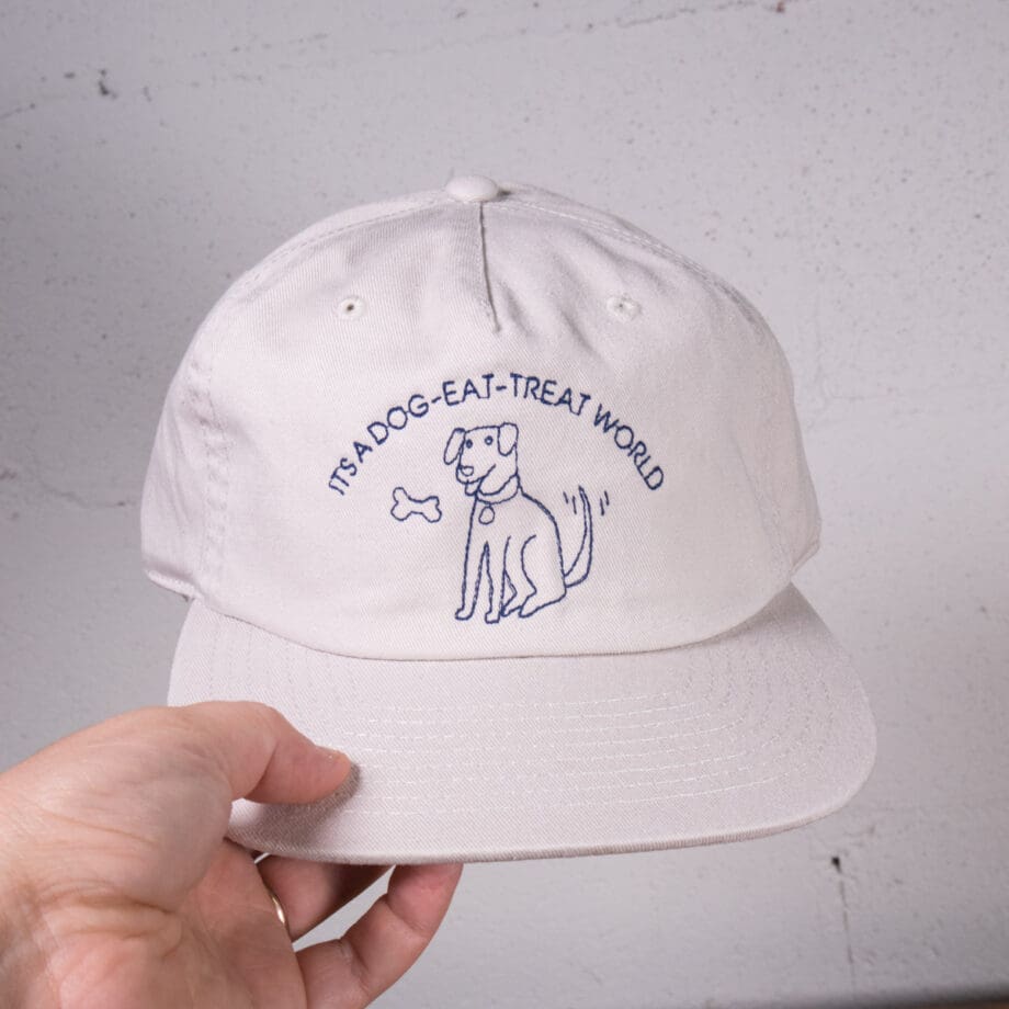 It's a Dog-Eat-Treat World Five-Panel Hat - Image 3