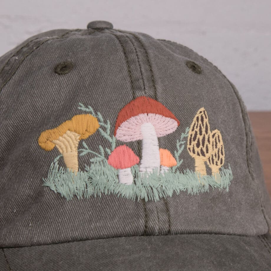 Mushroom Garden Dad Hat - Image 2