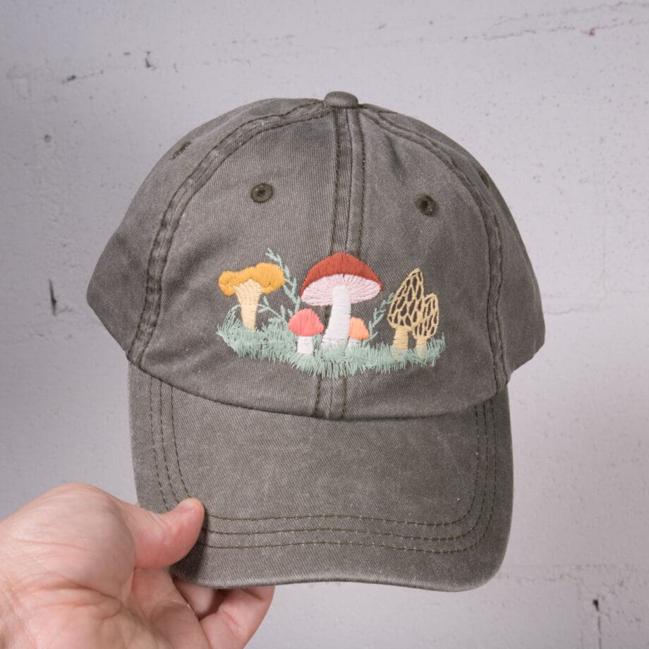 Mushroom Garden Dad Hat - Image 3