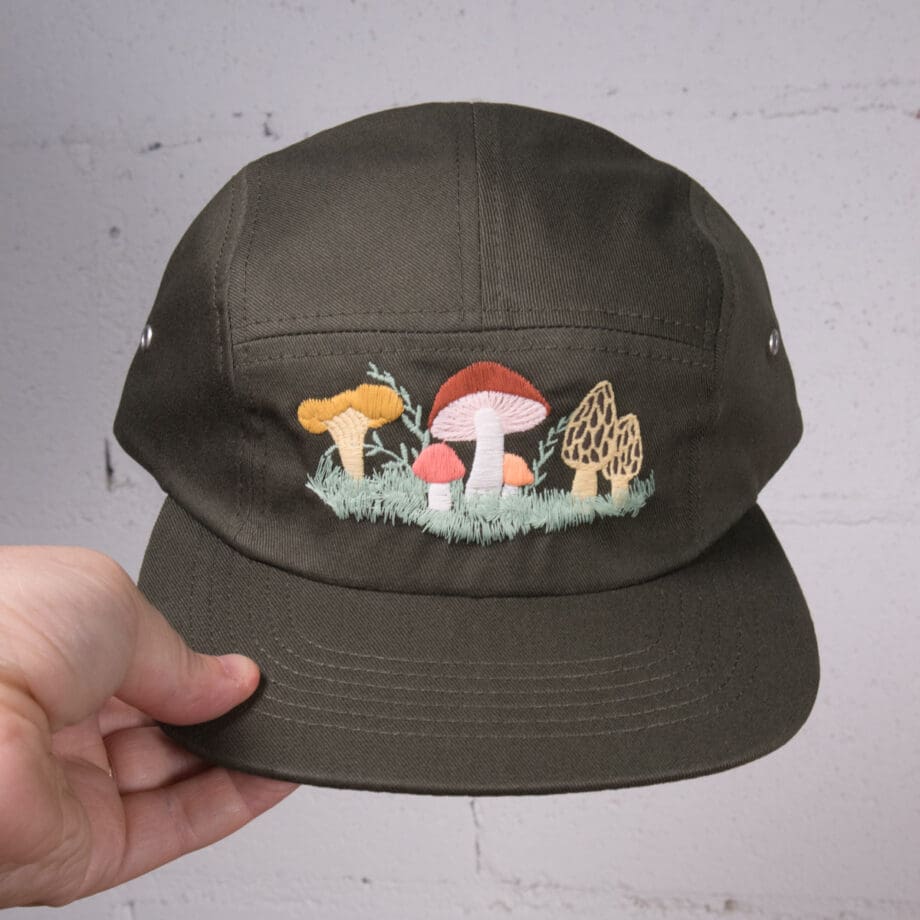 Mushroom Garden 5-Panel Hat - Image 3