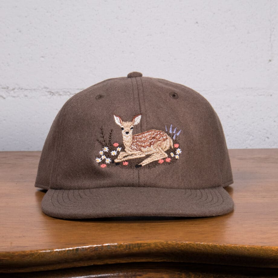 Fawn in the Wildflowers cap