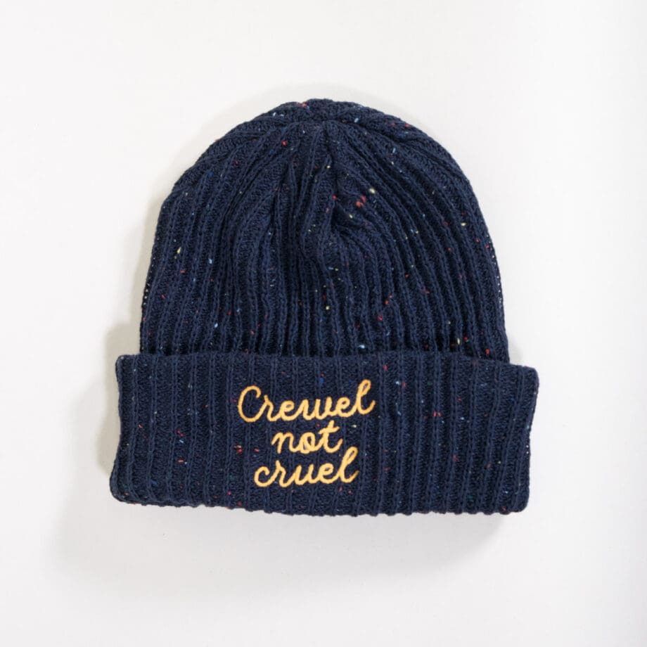 Crewel not cruel Beanie - Image 3