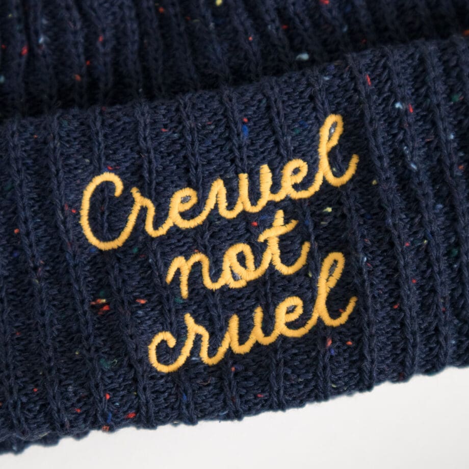 Crewel not cruel Beanie - Image 2